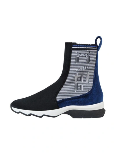 Shop Fendi Boot Sneaker In Black