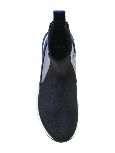 Shop Fendi Boot Sneaker In Black
