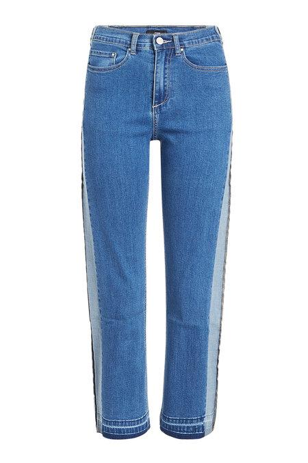 Steffen Schraut Side Panel Jeans In Blue Modesens