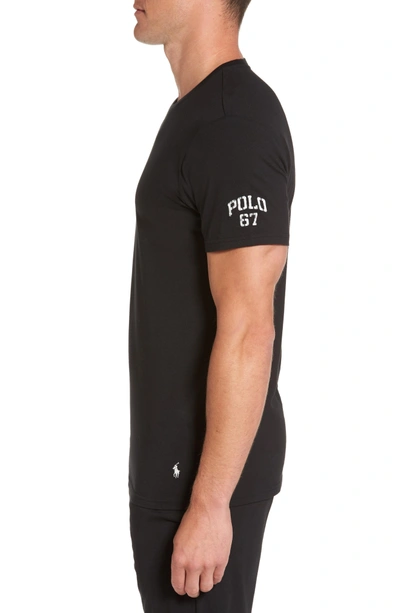 Shop Polo Ralph Lauren Crewneck T-shirt In Black