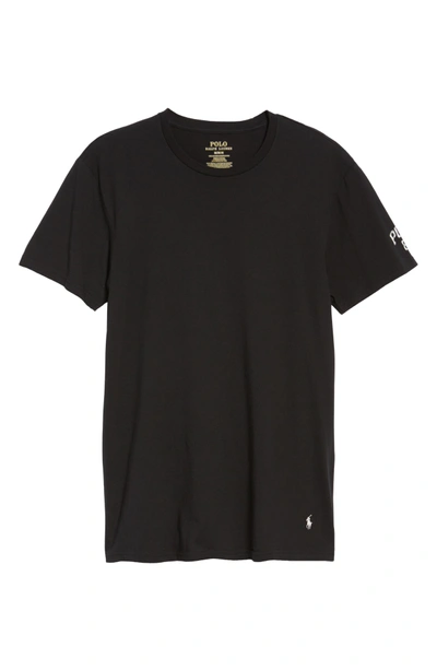 Shop Polo Ralph Lauren Crewneck T-shirt In Black