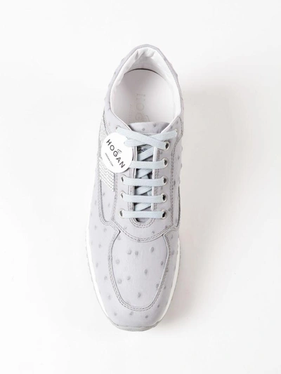 Shop Hogan Interactive H-strass Sneakers In Bcemento