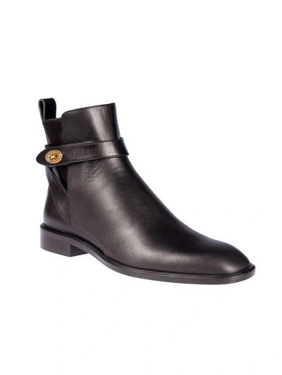 Shop Mulberry Jodhpur Flat Ankle Boots In Black