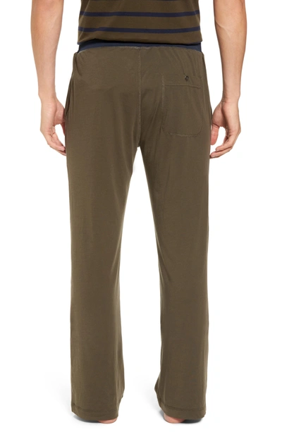 Shop Daniel Buchler Peruvian Pima Cotton Lounge Pants In Army
