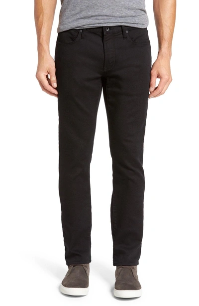 Shop John Varvatos 'bowery' Slim Straight Leg Jeans In Black