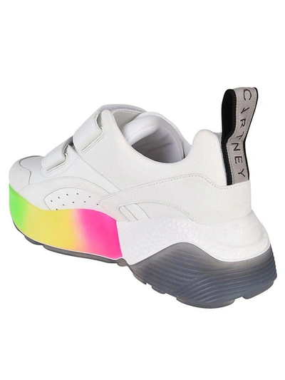 Shop Stella Mccartney Eclypse Rainbow Sneakers In White