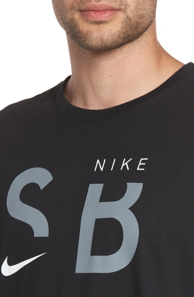 Shop Nike Dry Logo T-shirt In Black/ White/ Cool Grey