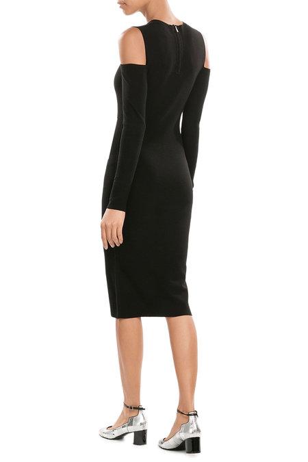 Michael Kors Dress With Cut-out Shoulders In Black | ModeSens