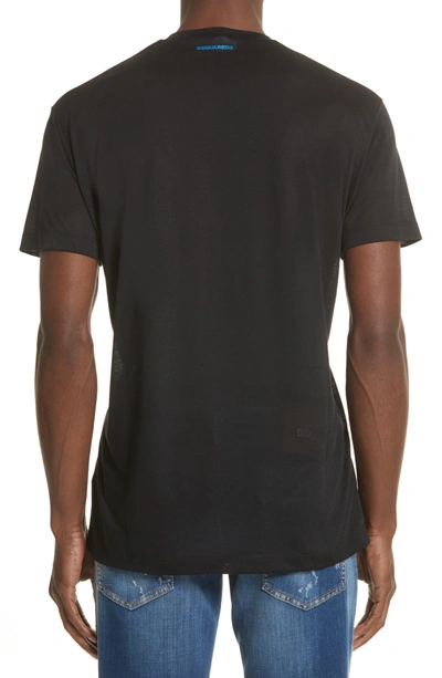 Shop Dsquared2 City Of Stars Graphic T-shirt In Black