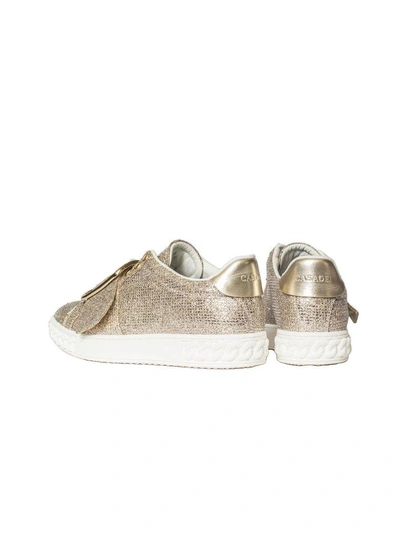 Shop Casadei Glitter Sneakers
