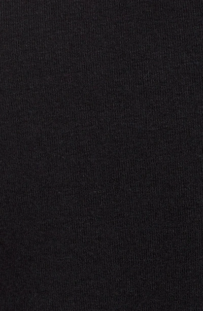 Shop James Perse Cotton & Wool Zip Hoodie In Black Black