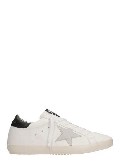 Shop Golden Goose Superstar White Sneakers