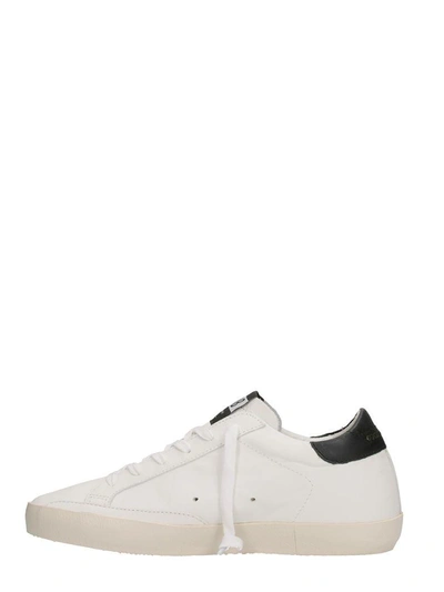 Shop Golden Goose Superstar White Sneakers