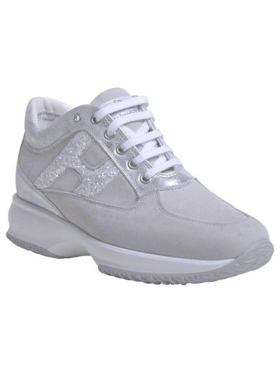 Shop Hogan Interactive Sneakers In Grey