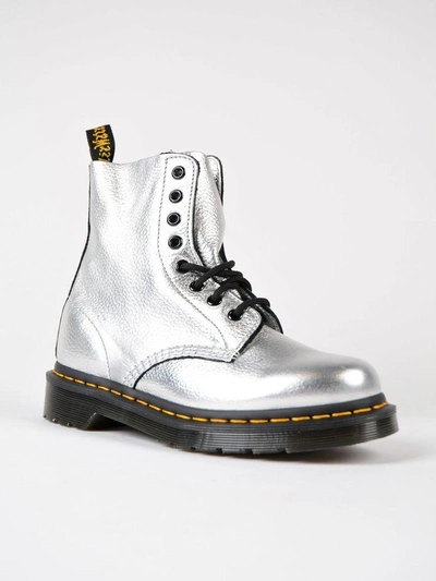 Shop Dr. Martens' Pascal Lace-up Boots In Metallic