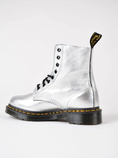 Shop Dr. Martens' Pascal Lace-up Boots In Metallic