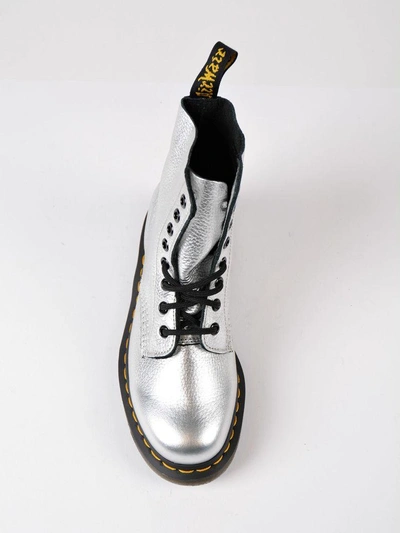 Shop Dr. Martens' Pascal Lace-up Boots In Metallic