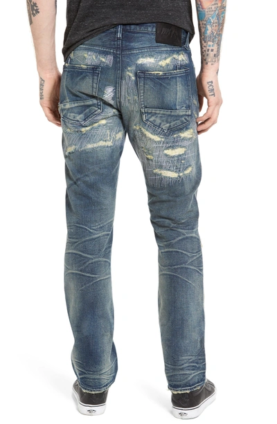 Shop Prps Demon Slim Straight Jeans In Indigo Blue