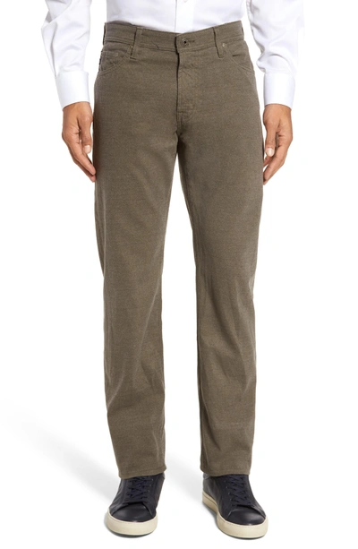 Shop Ag Graduate Tailored Five-pocket Straight Leg Pants In Climbing Ivy