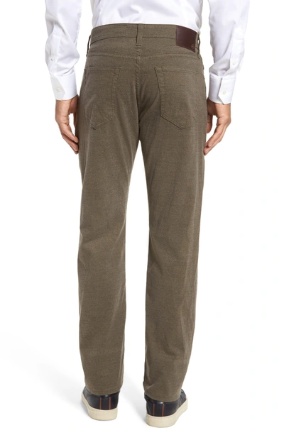 Shop Ag Graduate Tailored Five-pocket Straight Leg Pants In Climbing Ivy