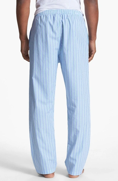 Shop Polo Ralph Lauren Cotton Pajama Pants In Bari Stripe