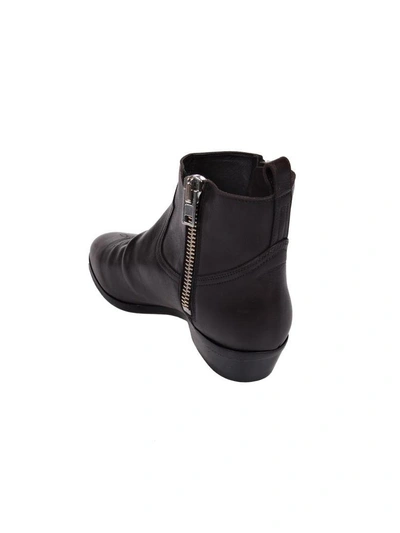 Shop Golden Goose Viano Ankle Boots In Dark Brown Leather