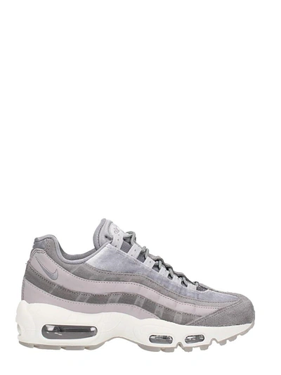 Shop Nike Air Max 95 Lx Sneakers In Grey