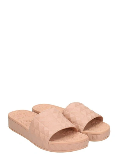 Shop Ash Spl Side Pool Sandals In Rose-pink