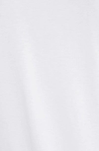 Shop Emporio Armani Slim Fit Stretch Crewneck T-shirt In Solid White