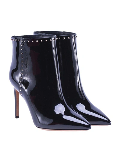 Shop Valentino Ankle Boot In Black