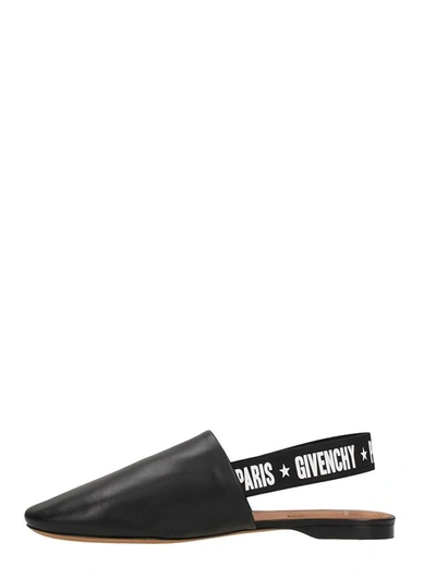 Shop Givenchy Rivington Logo Slingback Mule Flat In Black