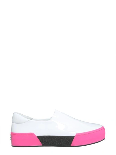 Shop Opening Ceremony Didi Patent Leather Slip On In Bianco