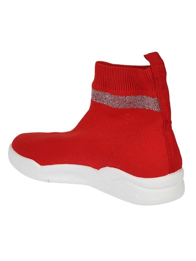 Shop Chiara Ferragni Suite Hi-top Sneakers In Red