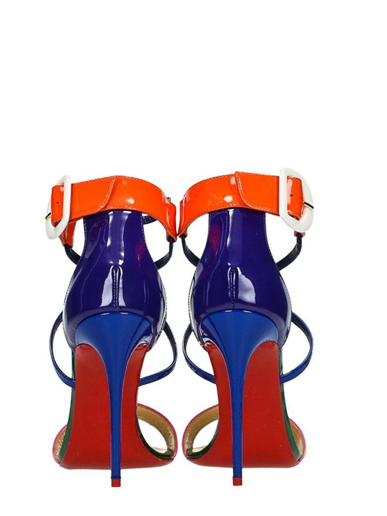 Christian Louboutin Choca 100 Sandals In Multicolor | ModeSens