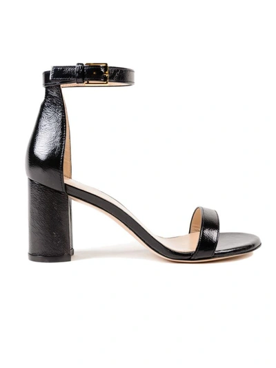 Shop Stuart Weitzman Ankle-strap Sandals In Black