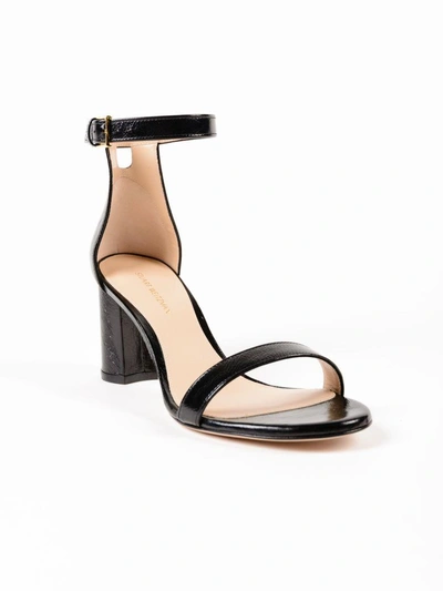 Shop Stuart Weitzman Ankle-strap Sandals In Black