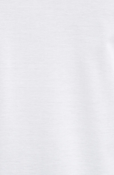 Shop Lanvin Grosgrain Collar Polo In White