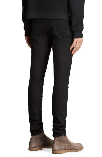 Shop Allsaints Boda Skinny Fit Jeans In Jet Black