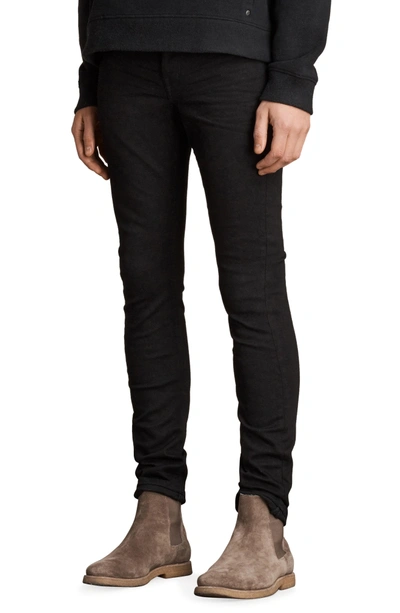 Shop Allsaints Boda Skinny Fit Jeans In Jet Black