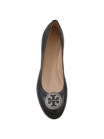 Shop Tory Burch Black Liana Ballerinas