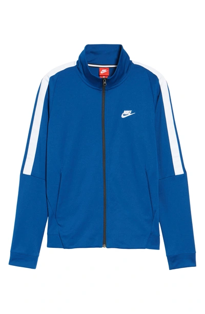 Shop Nike Sportswear Zip Track Jacket In Armory