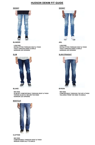Shop Hudson Blake Slim Fit Jeans In Hale Navy