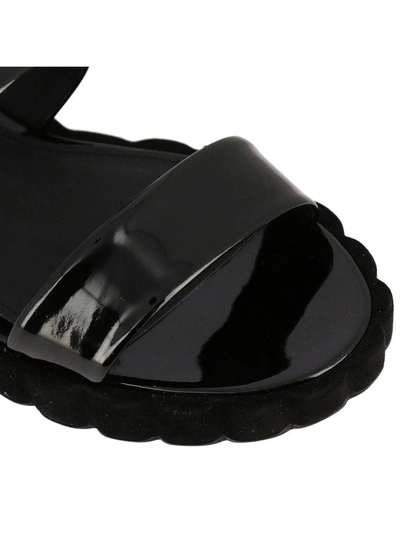 Shop Ferragamo Flat Sandals Shoes Women Salvatore  In Black