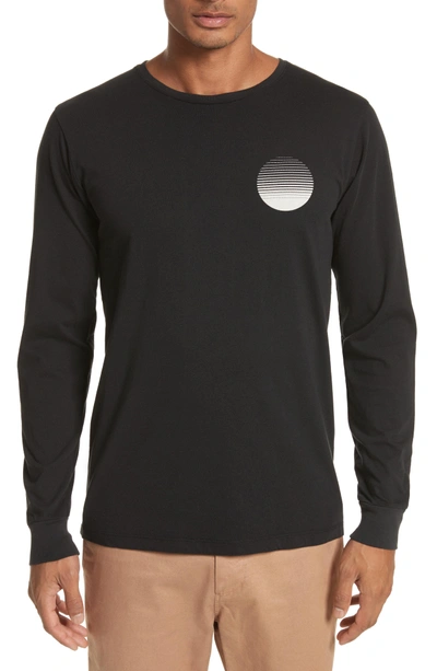 Shop Saturdays Surf Nyc Sunset Graphic Long Sleeve T-shirt In Black