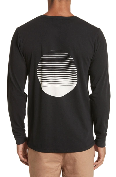 Shop Saturdays Surf Nyc Sunset Graphic Long Sleeve T-shirt In Black