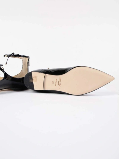 Shop Jimmy Choo Sage Ballerinas In Black