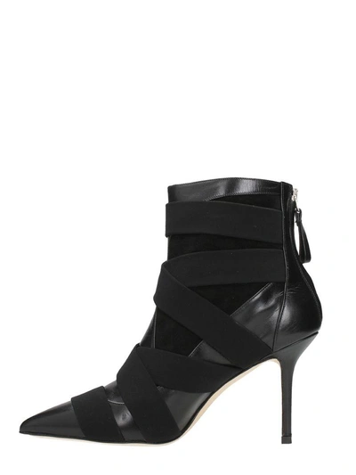 Shop Benedetta Boroli Black Leather Ankle Boots