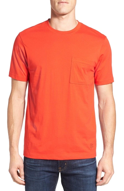 Shop Vilebrequin Pocket T-shirt In Poppy Red