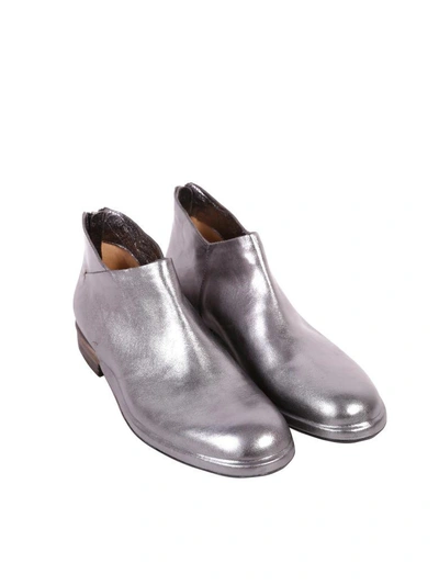 Shop Roberto Del Carlo Leather Ankle Boots In Antracite