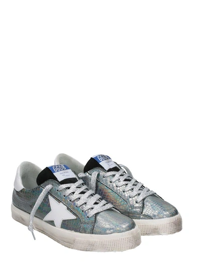 Shop Golden Goose May Sneakers In Silver